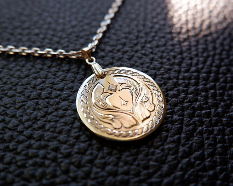 "The Persona" Pendant - Hand Engraved In Sterling Silver