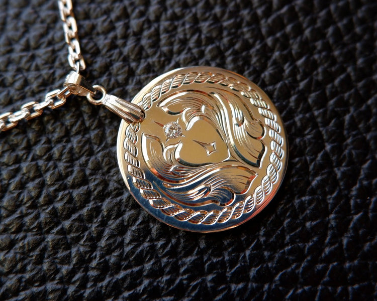 "The Persona" Pendant - Hand Engraved In Sterling Silver